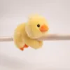 Very precious, soft and fragrant, yellow duckling magnetic refrigerator sticker, plush doll, toy table companion doll, cute and fun, ideal for gifting Specification image